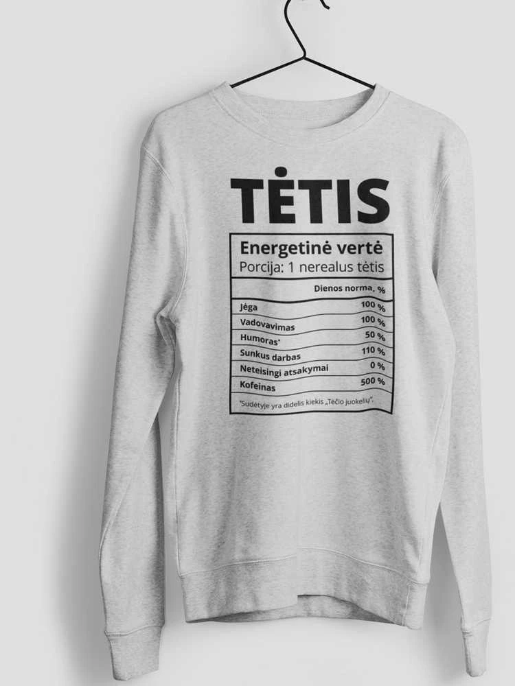 Džemperis "Tėčio sudėtis" (be kapišono)