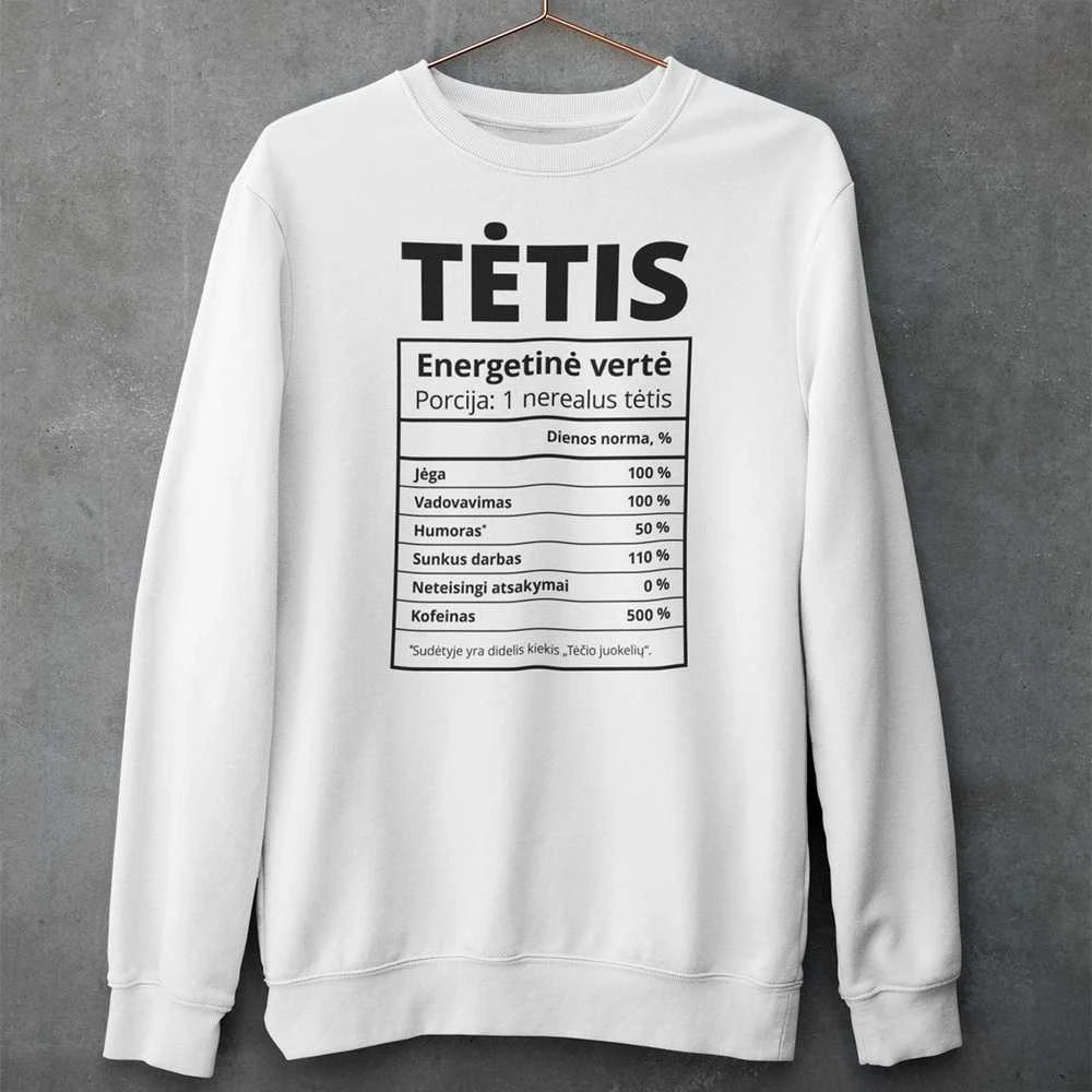 Džemperis "Tėčio sudėtis" (be kapišono)