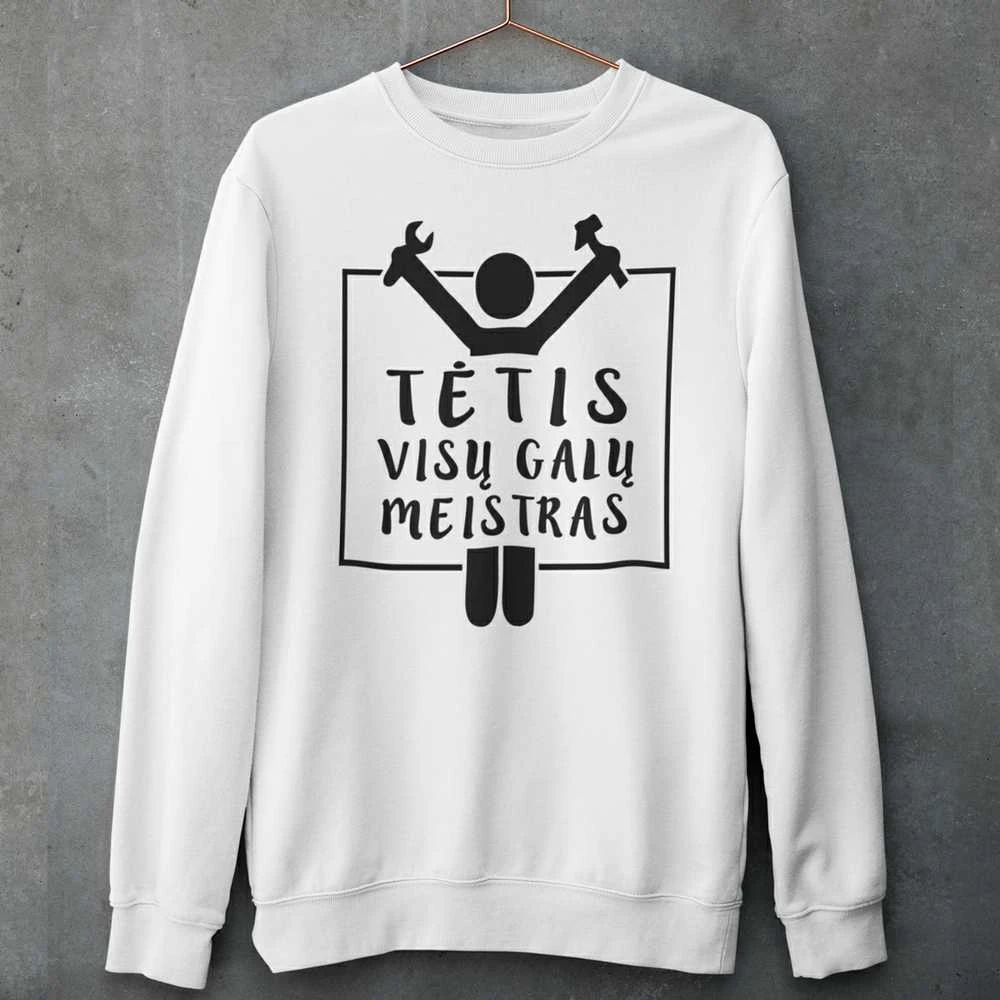 Džemperis "Tėtis - visų galų meistras" (be kapišono)