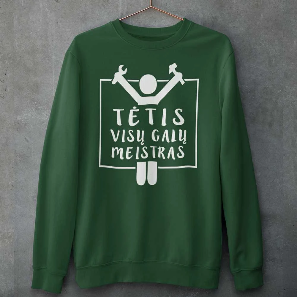 Džemperis "Tėtis - visų galų meistras" (be kapišono)