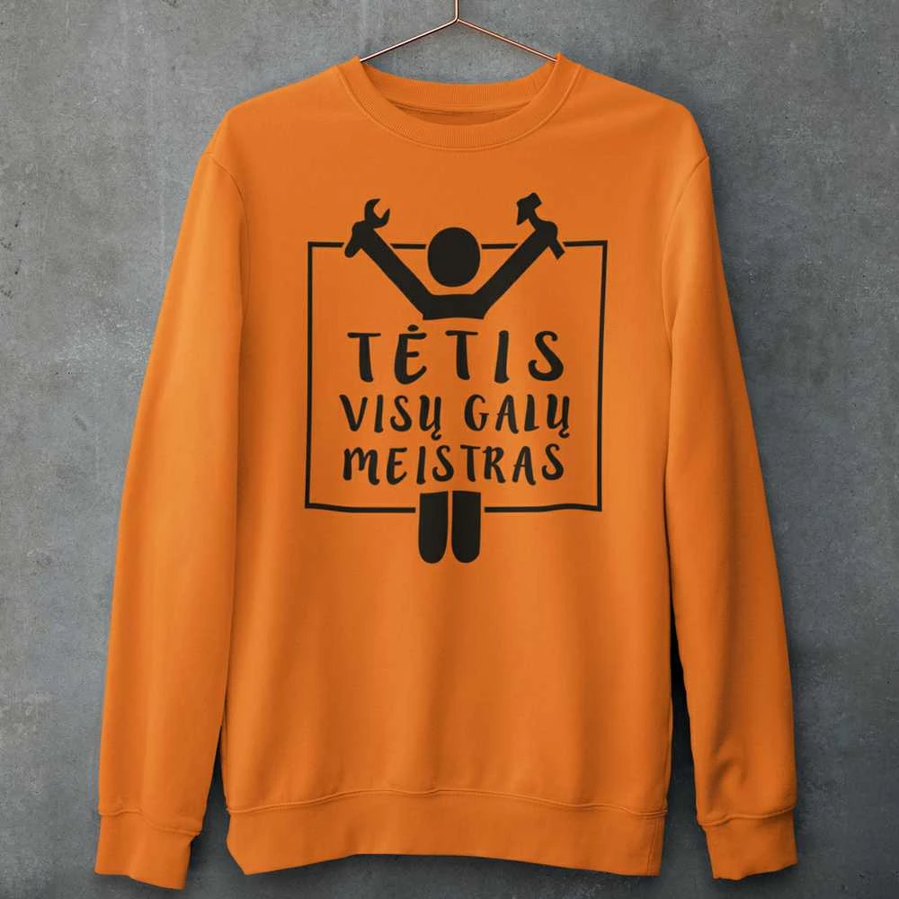 Džemperis "Tėtis - visų galų meistras" (be kapišono)