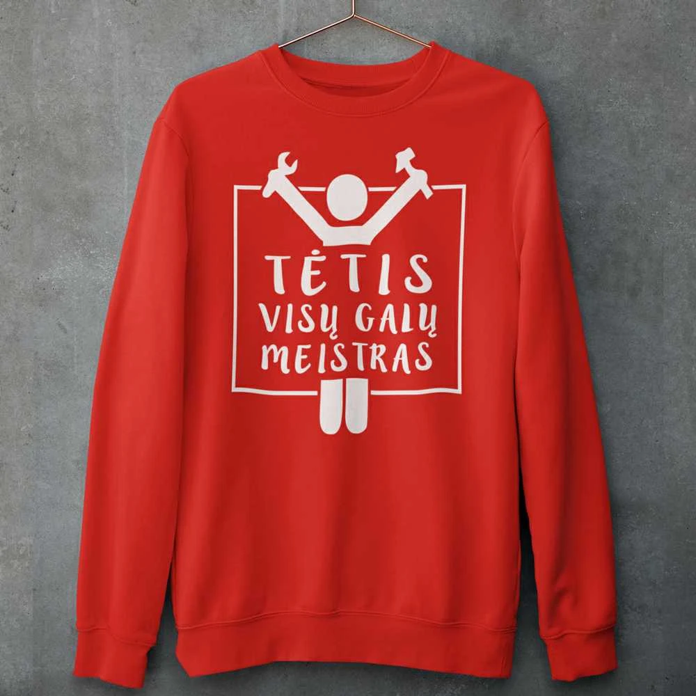 Džemperis "Tėtis - visų galų meistras" (be kapišono)