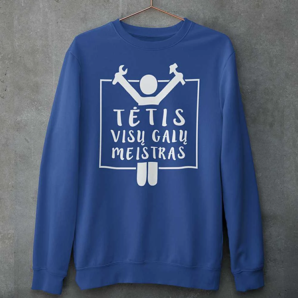 Džemperis "Tėtis - visų galų meistras" (be kapišono)