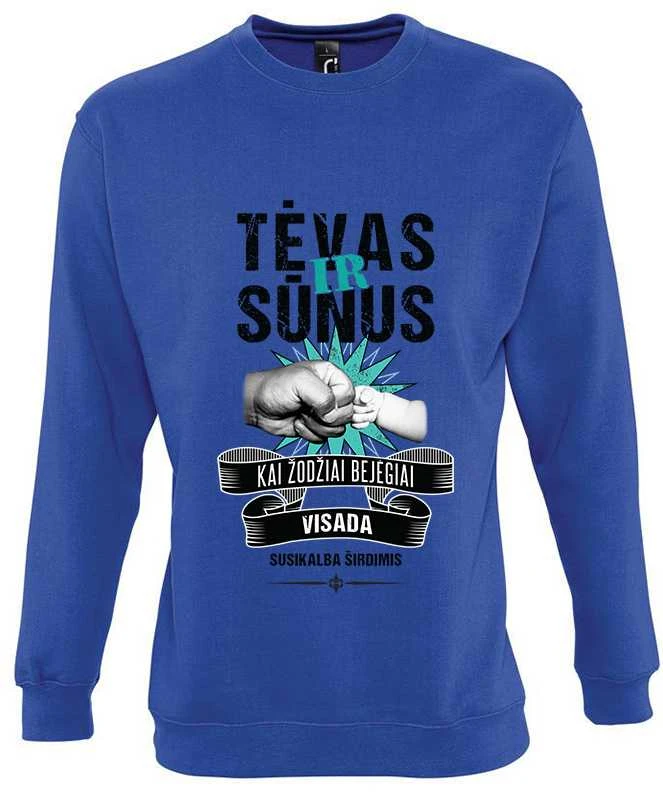Džemperis "Tėvas ir sūnus" (be kapišono)
