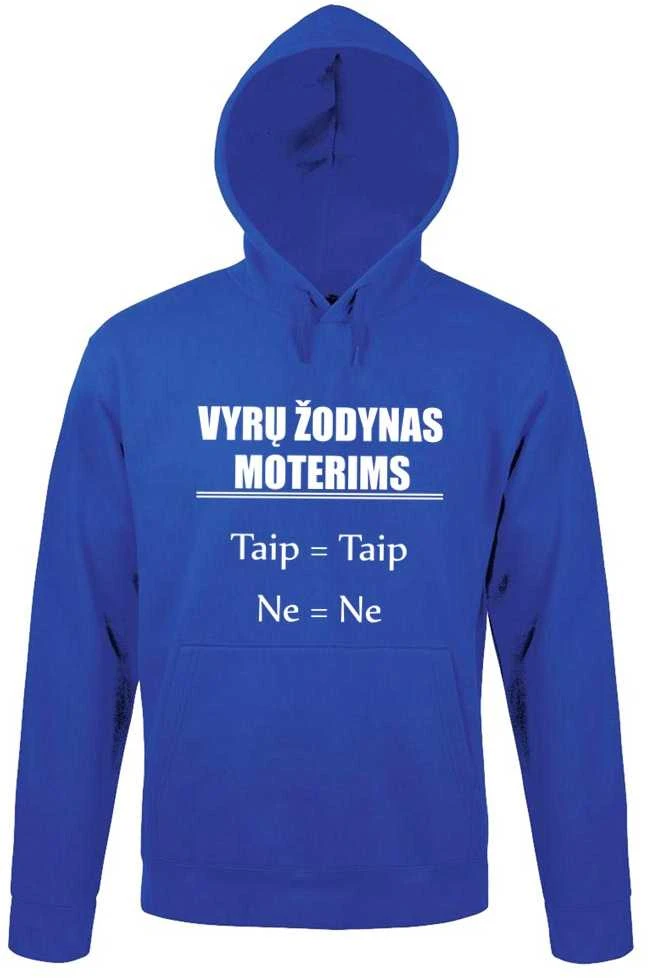 Džemperis "Vyrų žodynas moterims"