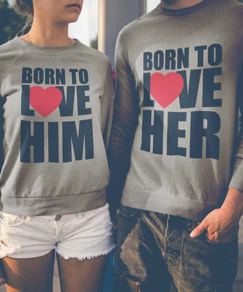 Džemperių komplektas "Born to love" ( be kapišono)