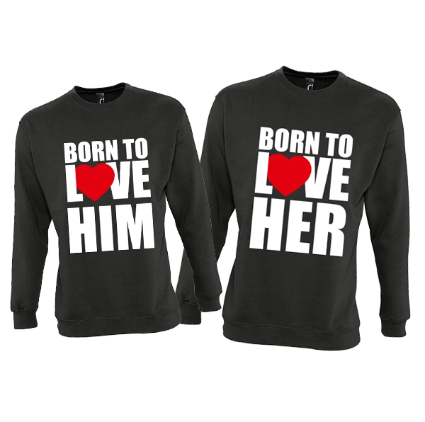 Džemperių komplektas "Born to love" ( be kapišono)