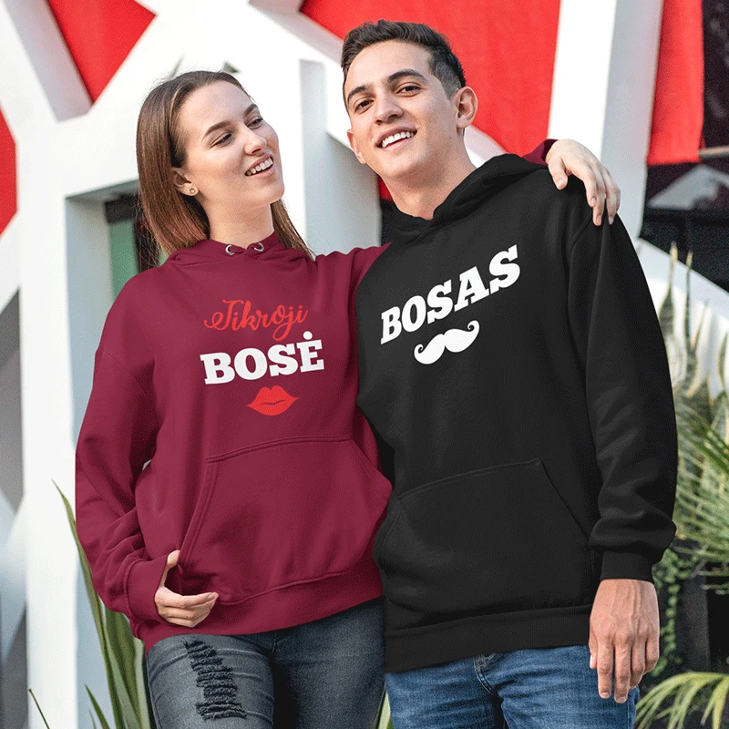 Džemperių komplektas "Bosas ir tikroji Bosė"