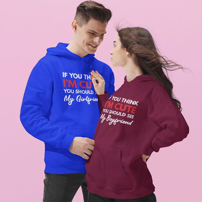 Džemperių komplektas "Cute couple"