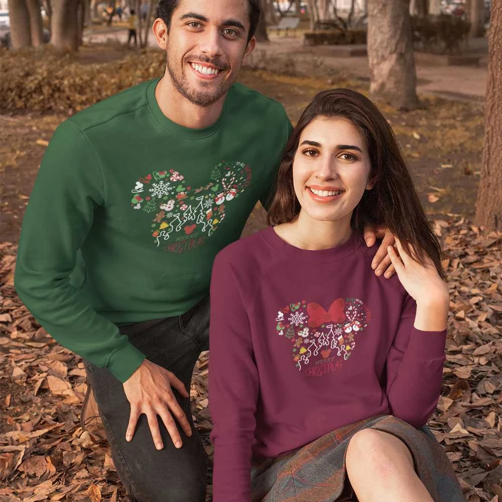 Džemperių komplektas "Minnie and Mickey Christmas" (be kapišono)