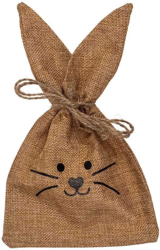 Džiuto maišelis "Easter Bunny" (15 x 26cm)