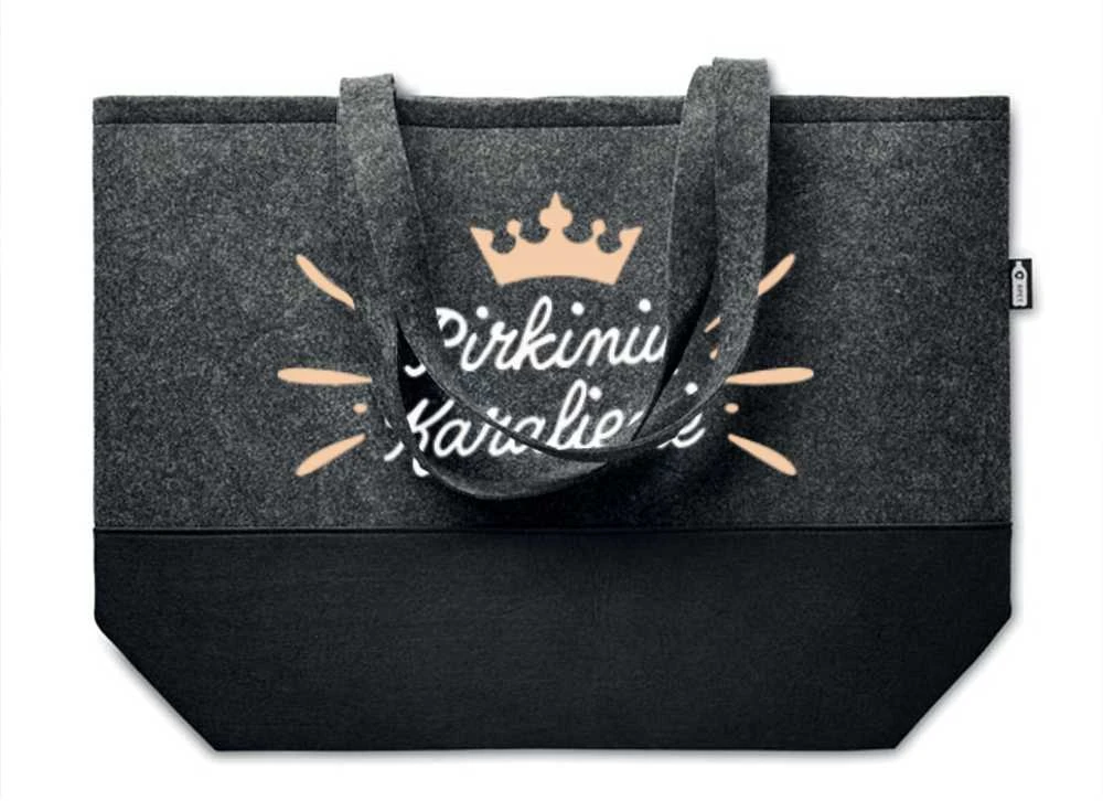Eko-veltinio pirkinių krepšys "Pirkinių karalienė"