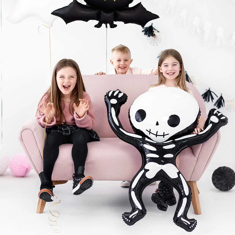 Party Deco Forminis folinis balionas "Skeletas" (84x100cm)