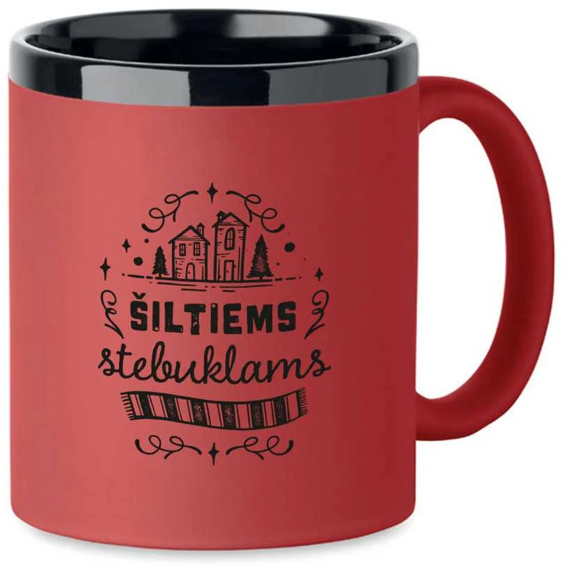 Graviruotas puodelis "Šiltiems stebuklams"