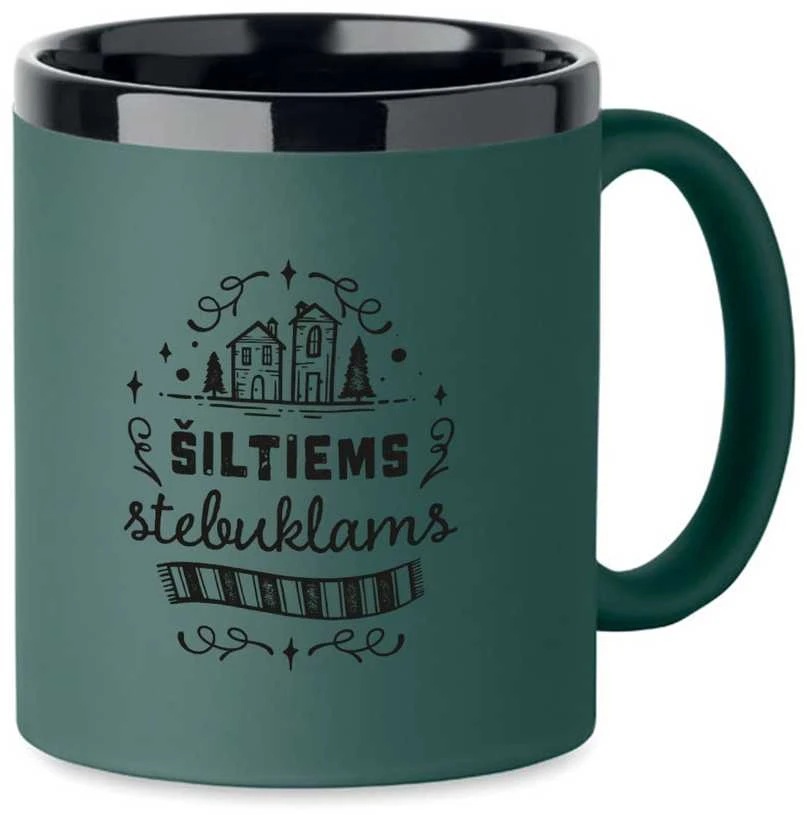 Graviruotas puodelis "Šiltiems stebuklams"