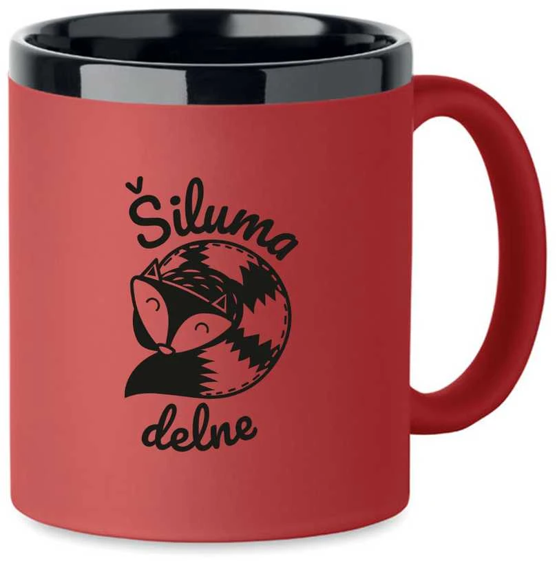 Graviruotas puodelis "Šiluma delne"