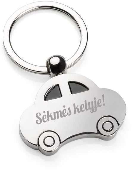 Graviruotas raktų pakabukas "Sėkmės kelyje!"