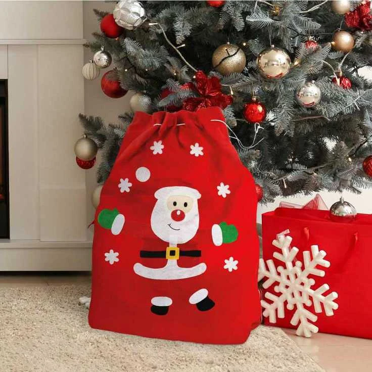 Akson Kalėdinis dovanų maišas "SANTA" (50x70cm)