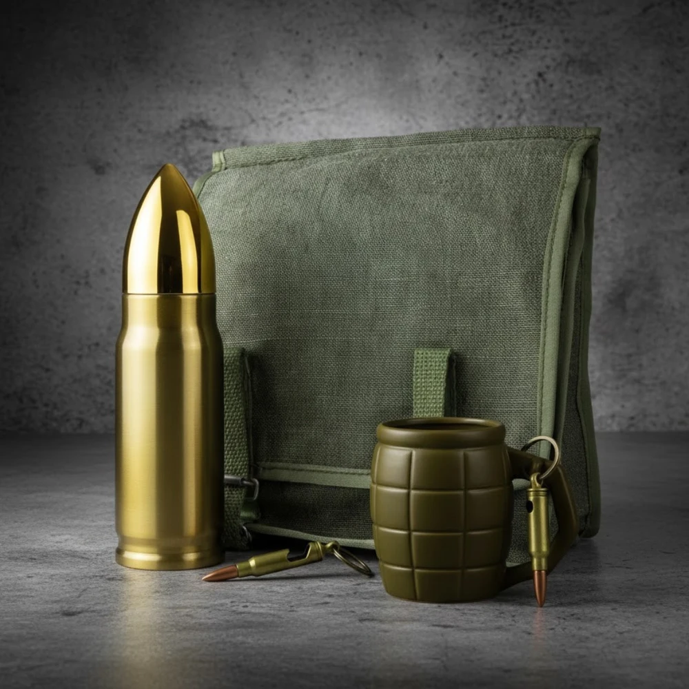 Froster Karinės tematikos dovanų rinkinys "Bullet & Grenade"