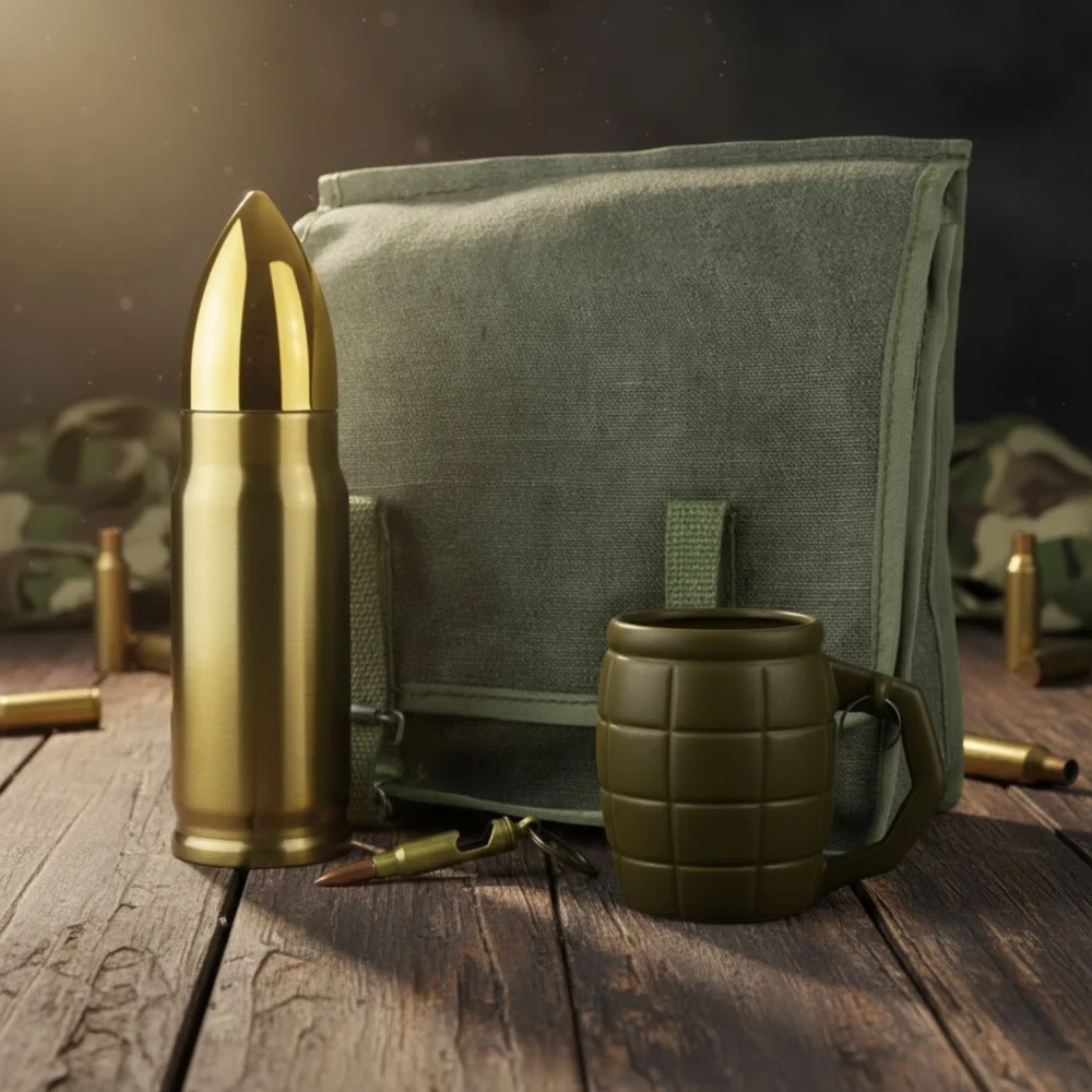 Froster Karinės tematikos dovanų rinkinys "Bullet & Grenade"