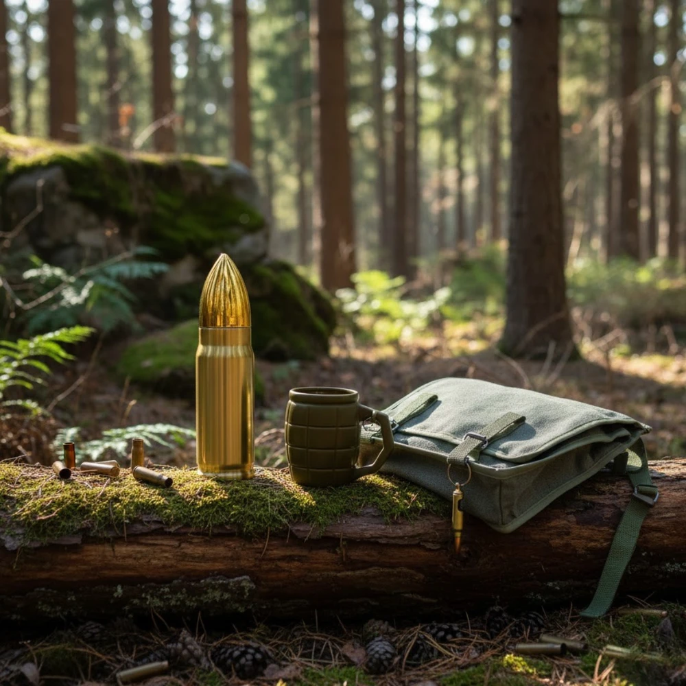 Froster Karinės tematikos dovanų rinkinys "Bullet & Grenade"