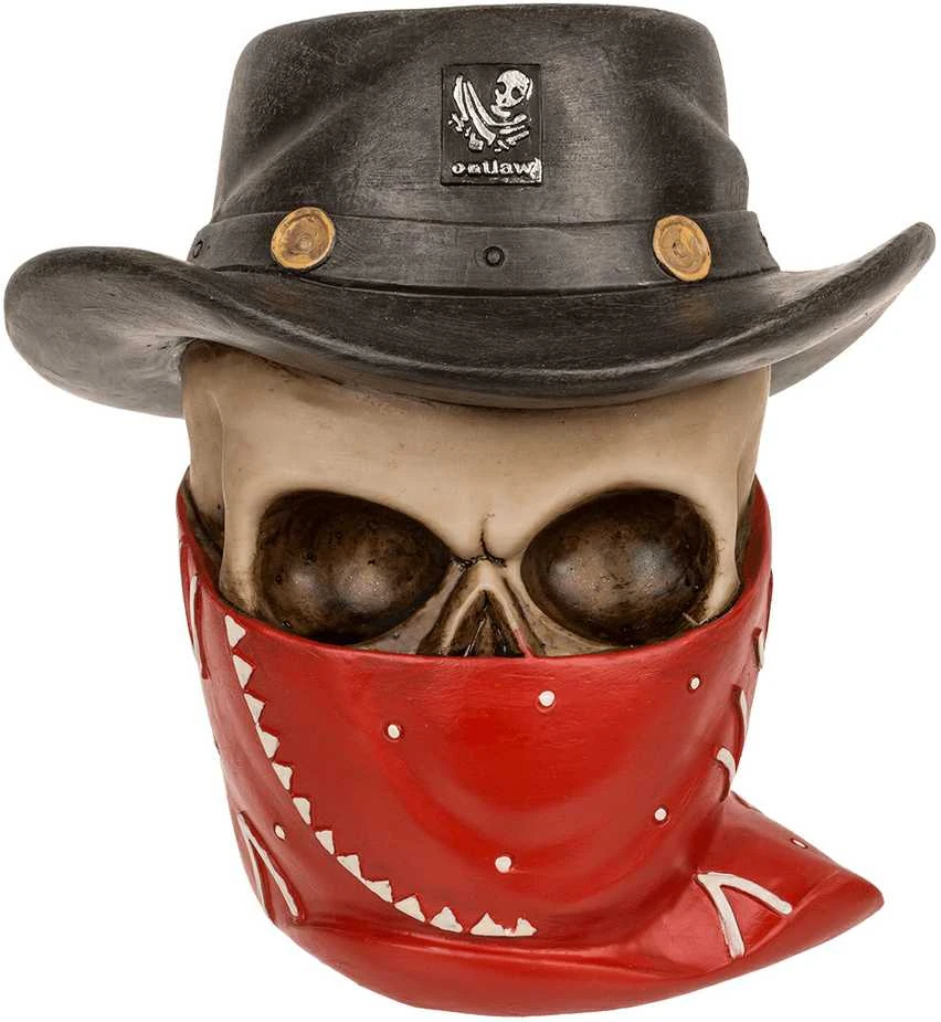 Kaukolės formos taupyklė "Outlaw"