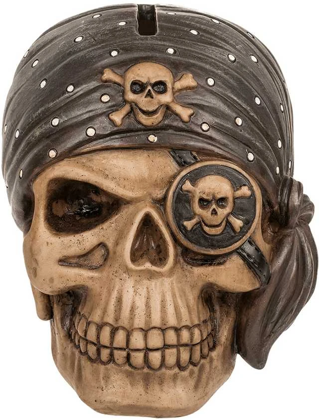 Kaukolės formos taupyklė "Piratas"