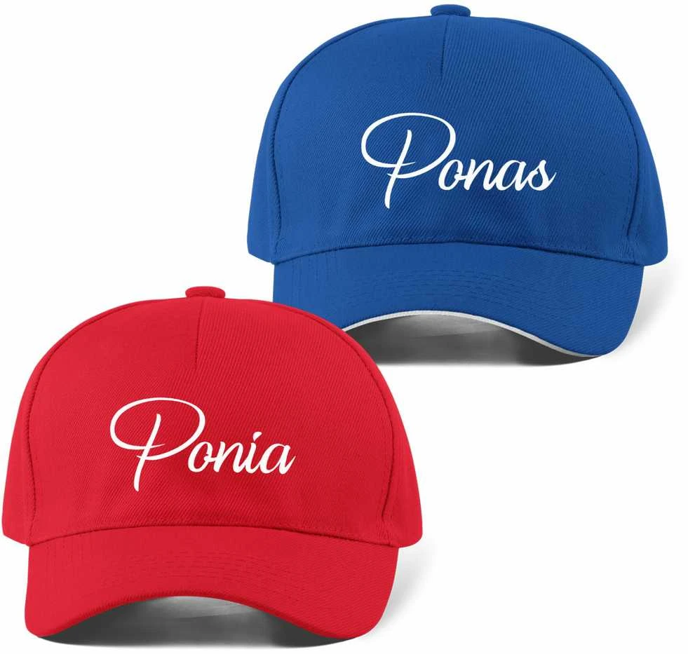 Kepuraičių komplektas "Ponas ir ponia"