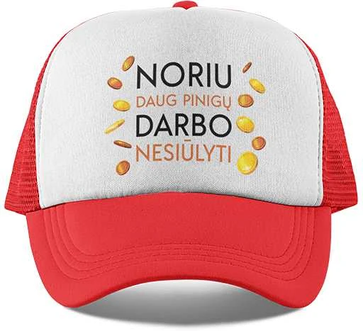 Kepuraitė "Noriu darbo"
