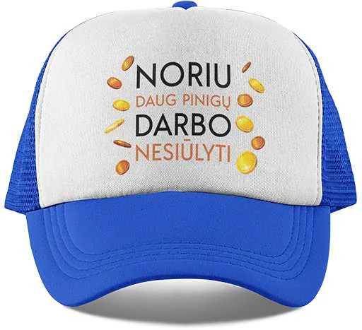 Kepuraitė "Noriu darbo"