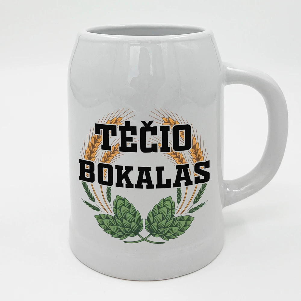 Keramikinis bokalas "Tėčio alus"