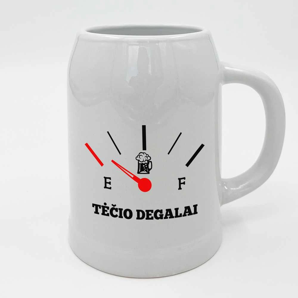 Keramikinis bokalas "Tėčio degalai"