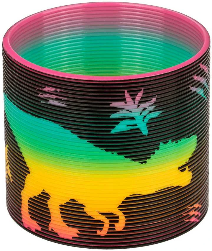 Klasikinis žaislas "Spyruoklė - dinozauras" (skersmuo 6,5cm)