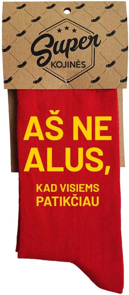 Kojinės "Aš ne alus, kad visiems patikčiau"