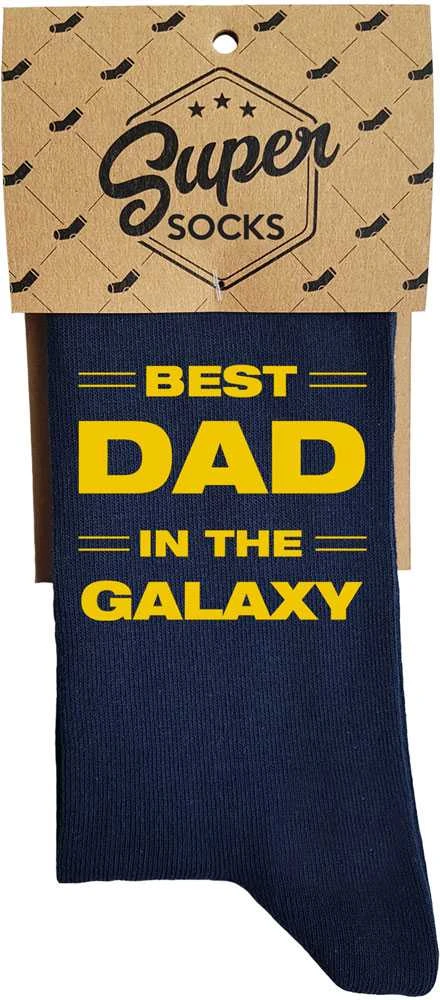 Kojinės "Best dad in the galaxy"