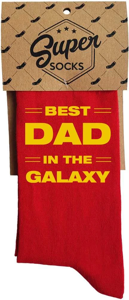 Kojinės "Best dad in the galaxy"