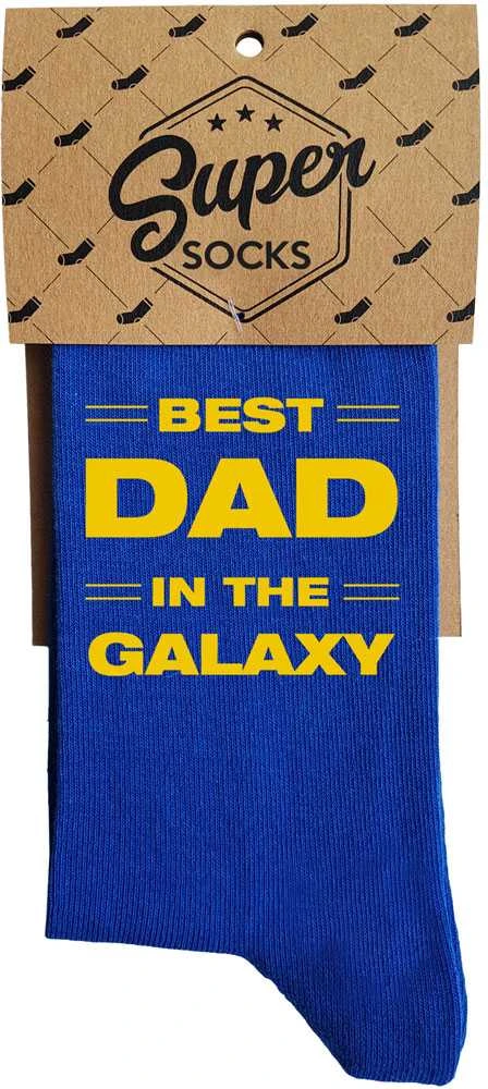 Kojinės "Best dad in the galaxy"