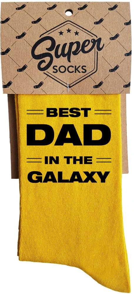 Kojinės "Best dad in the galaxy"