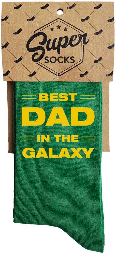 Kojinės "Best dad in the galaxy"