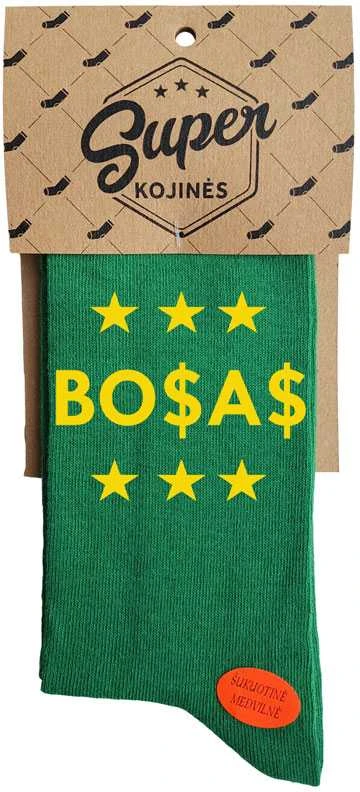 Kojinės "Bosas" su dolerio ženklu