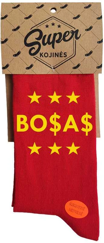 Kojinės "Bosas" su dolerio ženklu
