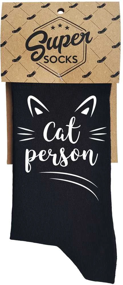 Kojinės "Cat person"