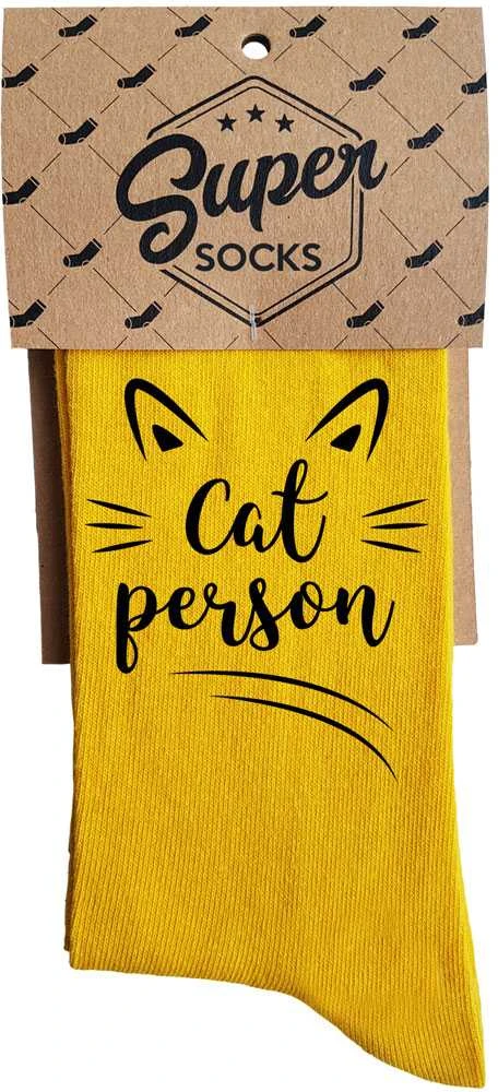 Kojinės "Cat person"