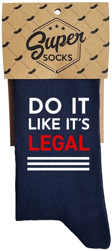 Kojinės "Do it like it's legal"