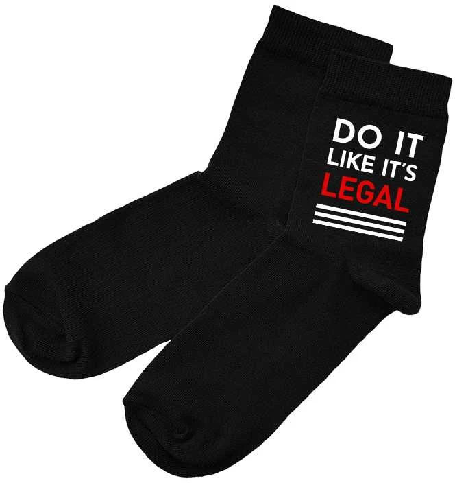 Kojinės "Do it like it's legal"