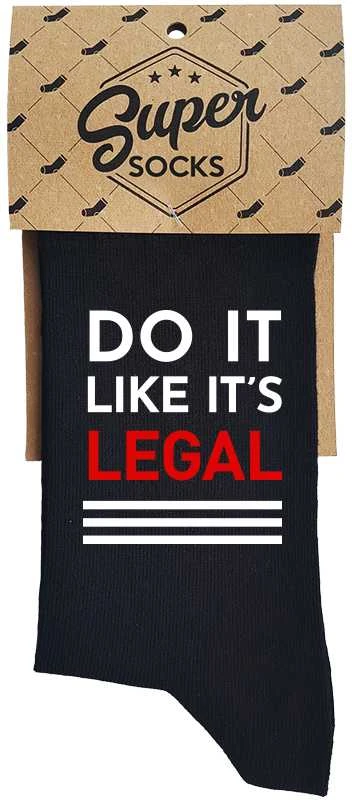 Kojinės "Do it like it's legal"