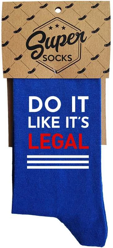 Kojinės "Do it like it's legal"