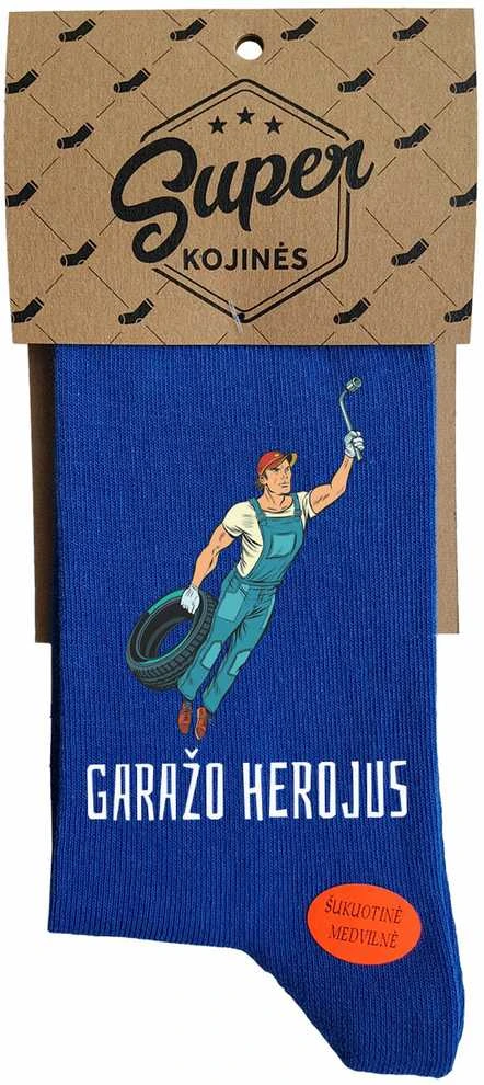 Kojinės "Garažo herojus"