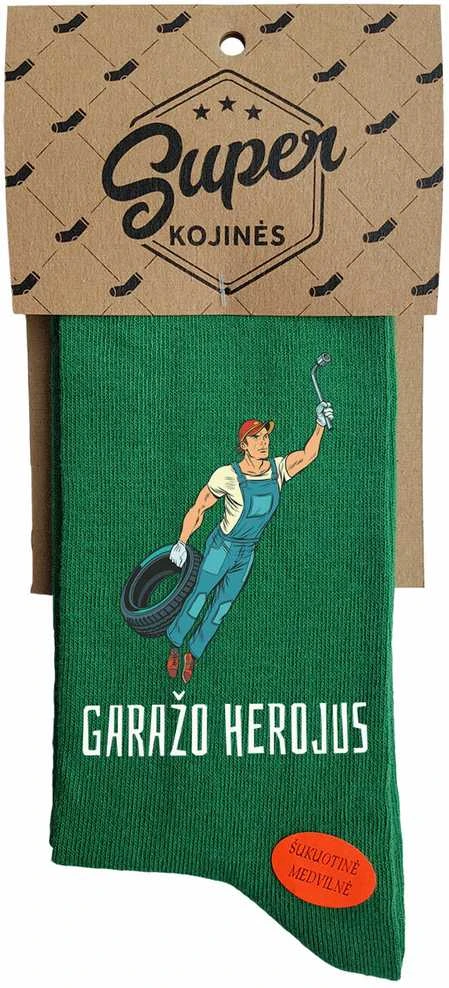 Kojinės "Garažo herojus"
