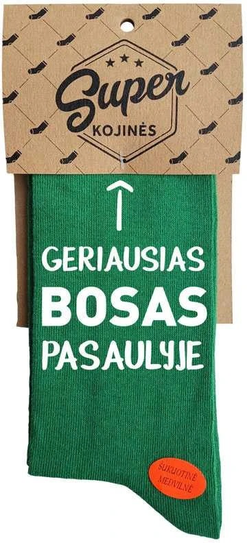 Kojinės "Geriausias bosas pasaulyje"